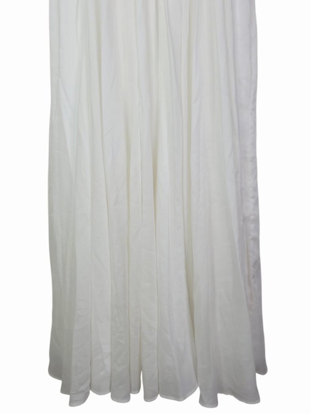 House of CB Thea Dress White Voile Broderie Anglais Lace Trim Midi Size XS - Picture 6 of 12